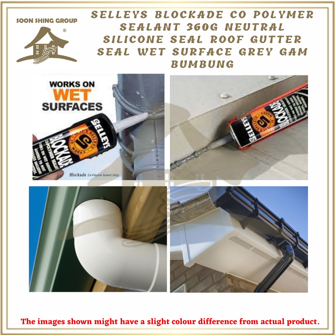Selleys Blockade Co Polymer Sealant 360g Neutral Silicone Seal Roof